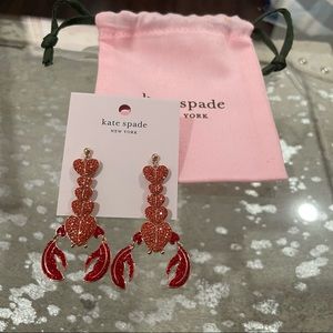 Kate Spade Love Shack Love Lobster Earrings